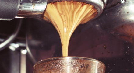 espresso pouring